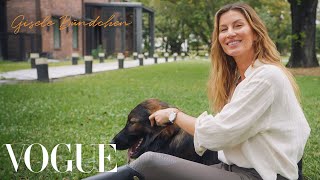 Inside Gisele Bündchen’s Miami Ranch Filled With Wonderful Objects  Vogue [upl. by Leahcar]