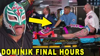 Dominik Mysterio Final Hours in Hospital as Rey Mysterio is Scared  WWE News [upl. by Ahsiek636]