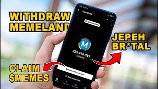 Tutorial Cara Withdraw MEMES Airdrop MemeLand  BKD tutorials Airdrop Withdrawal [upl. by Mackenie]