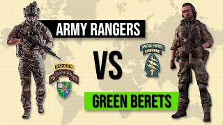 Army Rangers vs Green Berets Special Forces [upl. by Leugimsiul]