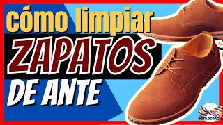 APRENDE a limpiar zapatos DE ANTE y GAMUZA 👞 [upl. by Emoraj]