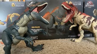 Concavenator Vs Ceratosaurus Stop Motion battle Hammond collection [upl. by Ramed]