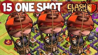 Clash of Clans deutsch german  OneSHOT  quotBALLONS MIT SCHWARZER SCHWEINE HAUTquot [upl. by Gnik38]