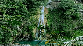 Beautiful Dhotikhola waterfall with relaxing music curiosity [upl. by Ahcirt]