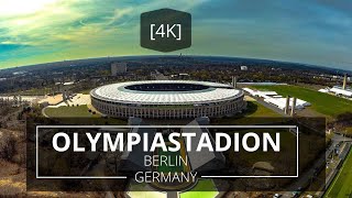 Olympiastadion Berlin Germany  from drone DJI Mini 2 4K [upl. by Zaller]