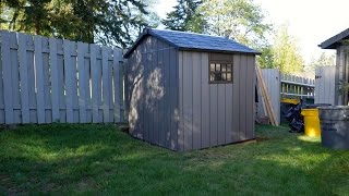 Keter Oakland Shed Assembly TimeLapse  BuiltRight [upl. by Annaegroeg816]