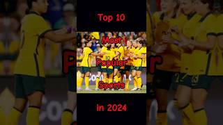 Top 10 Most Popular Sports in the World  Global Sports Ranking 2024 shorts top10 sports [upl. by Peregrine536]