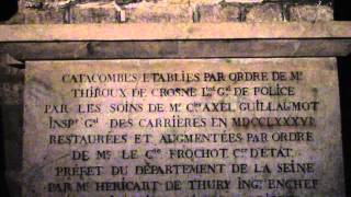 VISITEDECOUVERTE CATACOMBES DE PARIS [upl. by Eseekram]