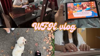 wfh vlog  studying basic acctg QBO XERO  game play Animal Crossing  amazon haul unboxing [upl. by Adolphus]