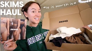 SKIMS Haul Whats REALLY Worth It Vlogmas Day 5 [upl. by Abekam341]