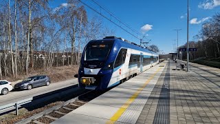 EN98A004 jako REGIO z Lublina Gł do Dęblina odjeżdża z po Lublin Zachodni 29032023 [upl. by Nuavahs]