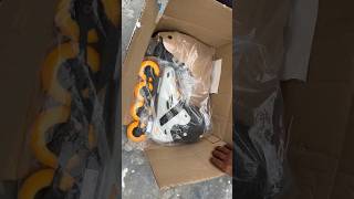 Unboxing Oxelo mf 500 by decathlon inline skates inlineskate trending publicreaction shorts [upl. by Ahsinej213]