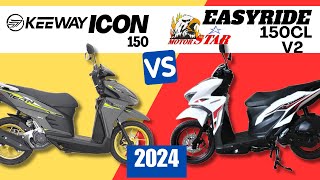 Keeway ICON 150 vs Motorstar Easy Ride 150 CL v2  Side by Side Comparison  Specs amp Price  2024 [upl. by Euseibbob659]