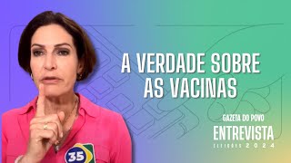 Cristina Graeml se irrita ao falar de vacinação quotVou processarquot [upl. by Nagorb]