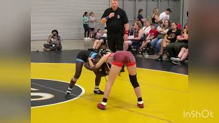 Girls Freestyle Wrestling Madison Birth Wrestling [upl. by Ayanal581]