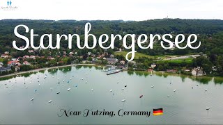 Lake Starnbergersee near MUNICH 4K  Visit Bavaria  Lakes in Germany 🇩🇪 bava ria [upl. by Edny]