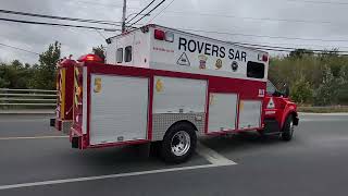 New Electric Truck Torbay Volunteer Fire Dept Fire Prevention Parade W Pouch Cove amp Portugal Cove [upl. by Jeb]