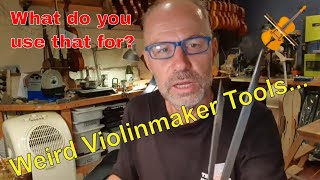 A window into the Violinmakers workshop Tools [upl. by Lardner]