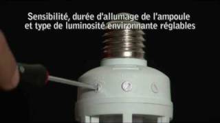 DETECTEUR DE MOUVEMENT ET DE PRESENCE 360° POUR AMPOULE [upl. by Arvin382]