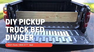 How To Make A Pickup Bed Divider [upl. by Stanly]