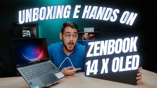 UNBOXING E HANDSON ASUS ZENBOOK 14X OLED [upl. by Hajar]