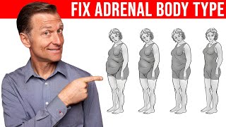 How to Fix the Adrenal Body Type  Dr Berg [upl. by Cornall]