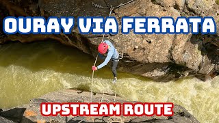 Ouray Via Ferrata Upstream Route Guide [upl. by Abehsile]