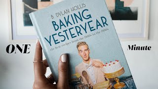 BDylan Hollis Baking Yesteryear Cookbook [upl. by Ellecrag]