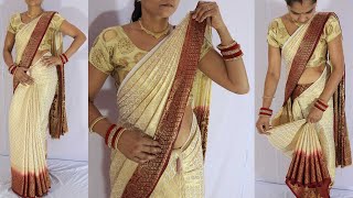 Kanjivaram Silk Saree Draping Tips Silk Saree Draping Tips amp Tricks Silk saree draping Hakcs 2024 [upl. by Saimerej]