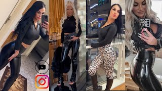 How to Style Faux Leather Leggings Daily Guide  TikTok Outfit Styles Day amp Night Out 2024 [upl. by Onit962]