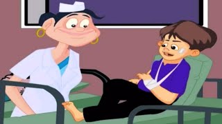 Tintu Mon Comedy  BIKE ACCIDENT  Tintu Mon Non Stop Comedy Animation Story [upl. by Meirrak599]