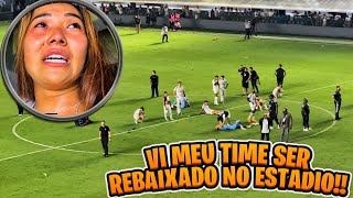 MEU TIME CAIU E VI UM CENÁRIO DE GUERRA  Santos 1X2 Fortaleza [upl. by Shel422]