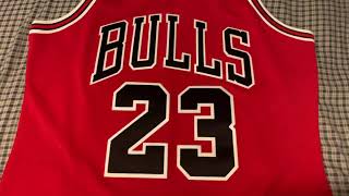 Michael Jordan Jersey Authentic Mitchell And Ness 9798 NBA Finals Edition 4K [upl. by Ialda]