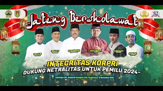 LIVE  JATENG BERSHOLAWAT DALAM RANGKA HUT KORPRI KE52 TAHUN 2023 [upl. by Emie]