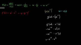 86  Derivasjon brøkregel kvotientregel  Bevis R1 [upl. by Imhskal895]