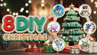 Top 8 Christmas Crafts 🎅 Beautiful Handmade Christmas Decorations Ideas [upl. by Nnylekoorb]