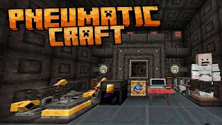 PneumaticCraft  Minecraft Mod Full Showcase  Drones and more [upl. by Hafeetal]