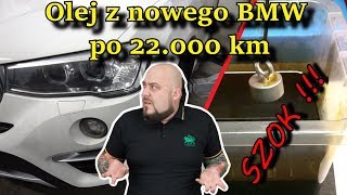 Zlewamy olej z silnika po 22 tys km Z nowego BMW za 250 000 zł SZOK [upl. by Anattar786]