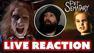 LIVE REACTION  Pet Sematary 1989  First Time Watching [upl. by Ahsaf]