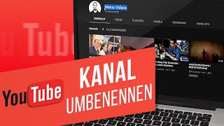 Deinen Benutzernamen auf Youtube ändern  YouTubeKanal umbenennen [upl. by Htederem242]