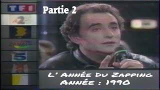 Lannée du Zapping Canal 1990 VHSRIP Partie 2 [upl. by Tertia]