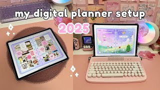 My 2025 Digital Planner Setup 💕 Plan With Me on iPad  Goodnotes 6  Digital Planning [upl. by Nwahsor]