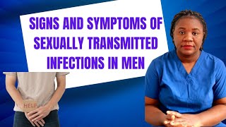 Early signs and symptoms of STI in menSexually transmitted infection [upl. by Rachael]