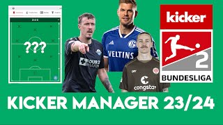 Der Chaoskader  2 Bundesliga  Kicker Managerspiel Interactive 2324 XXL [upl. by Lorenzana]