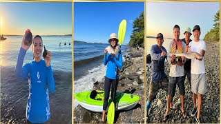 Tiverton Rhode Island fishing clamming and picking periwinkle to make pad loa Khmer Vlog in 🇺🇸 [upl. by Osbourne840]