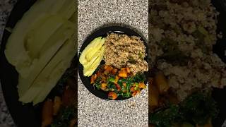 Quick amp Easy Plant Based Meal Idea wholefoodaplantbased sweetpotato quinoa [upl. by Aleyak]