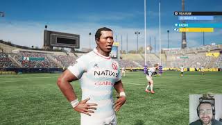 TOULOUSE  RACING 92 en multi avec Alex sur Rugby Challenge 4 [upl. by Talich882]