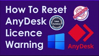 How To Reset AnyDesk Licence Warning [upl. by Mayfield]