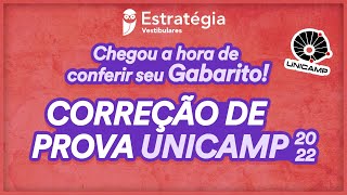 Gabarito UNICAMP 2022  1ª Fase  Correção de prova AO VIVO [upl. by Suhploda741]