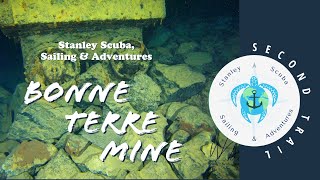 Deep Earth scuba diving inside Bonne Terre Lead Mine in Missouri Trail 2 [upl. by Fortune514]